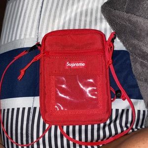 Supreme Red Utility Pouch Bag